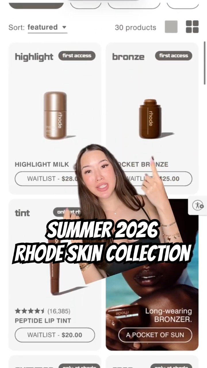 Summer 2026 Rhode Skin collection 🥥👙☀️🏝️ - YouTube