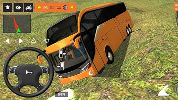 2025 new coach bus simulator 💥 || indonesia bus simulator part-244 #bus #game #simulator #comman  
