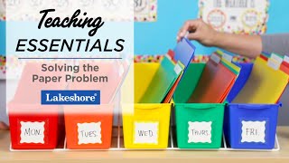 Back to School | Solving the Paper Problem | Lakeshore Learning