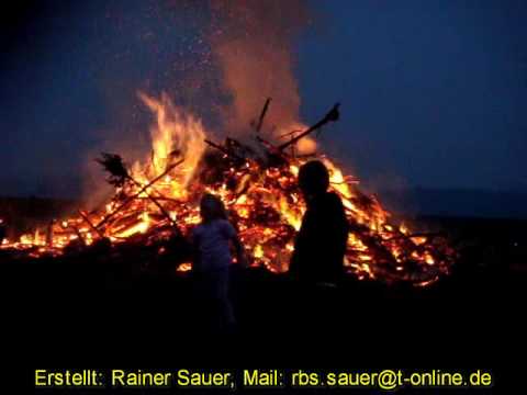 Osterfeuer in Bocholt