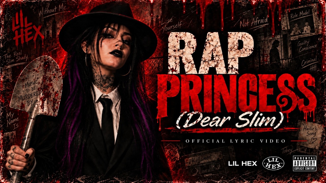 Lil Hex – Rap Princess (Dear Slim) (Official Lyric Video) | Eminem-Inspired Rap adlı videoyu YouTube'da izle Lil Hex – Rap Princess (Dear Slim) (Official Lyric Video) | Eminem-Inspired Rap adlı videoyu YouTube'da izle