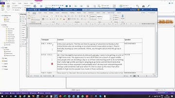 QDATRAINING - Importing and Syncing word Transcript to Audio Media in NVivo for Windows