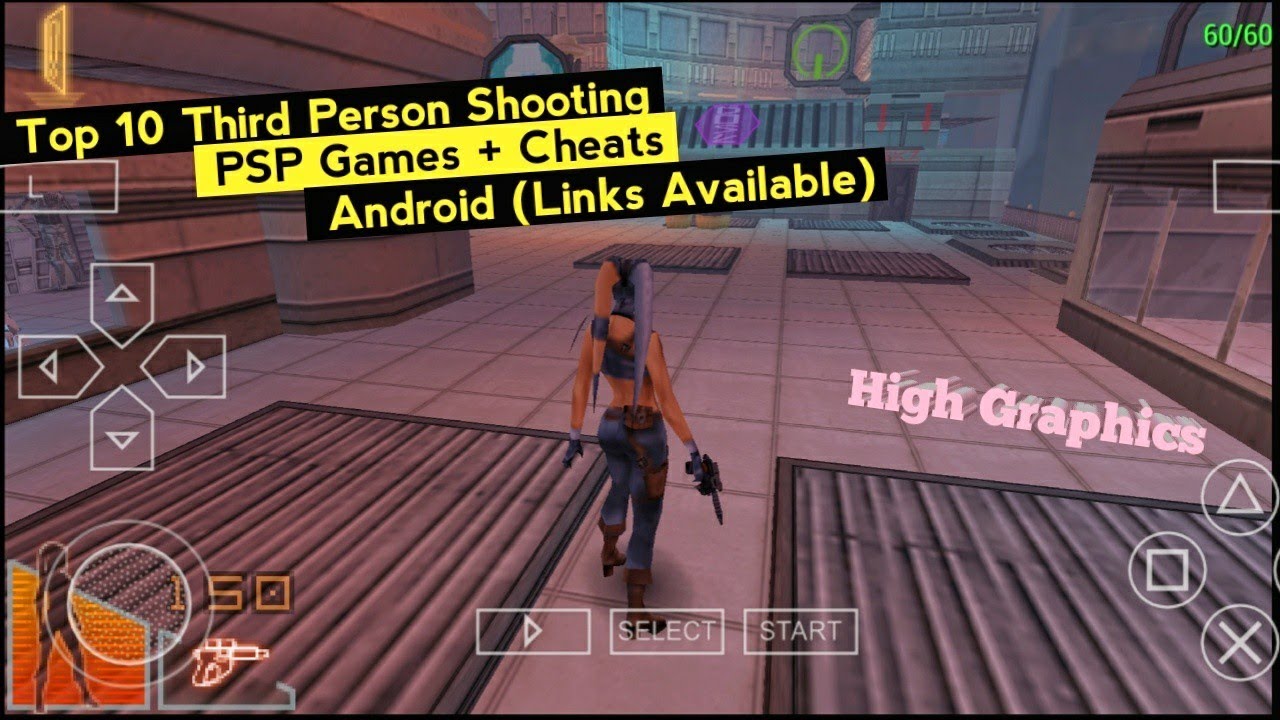 Top 10 Third Person Shooting PSP Games +Cheats Android (Links Available)