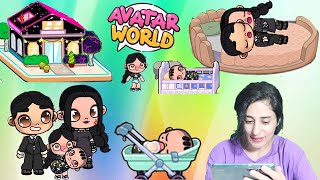 Avatar World Baby Wendesday Küçük Bebek Kız Kardeşi Doğdu Wednesday Ailesi Esra Games