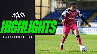 Match Highlights Hartlepool 2-1 Forest Green Rovers
