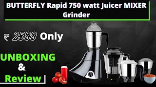 Butterfly Smart Juicer Mixer Grinder 750-watt ,with 4Jars UNBOXING &amp; REVIEW