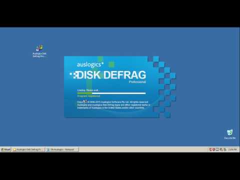 Tutorial Install Auslogics Disk Defrag Pro