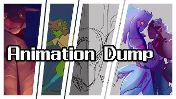 June animation dump// map parts/WIPs/animatics