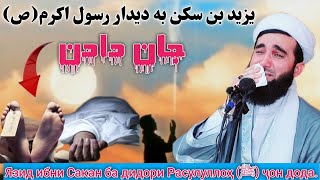 يزيد بن سکن به دیدار رسول اکرم (ص) جان دادن