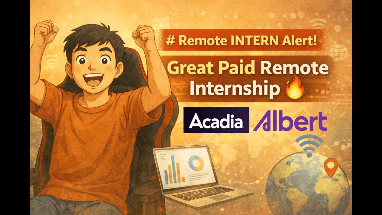 Stop Scrolling! 🔥 This Paid Remote Internship Can Change Your Career