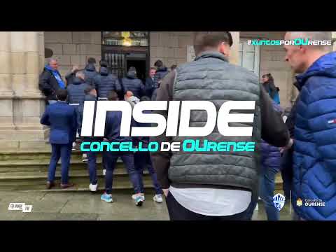 Recepci&oacute;n no Concello de Ourense o Ourense CF