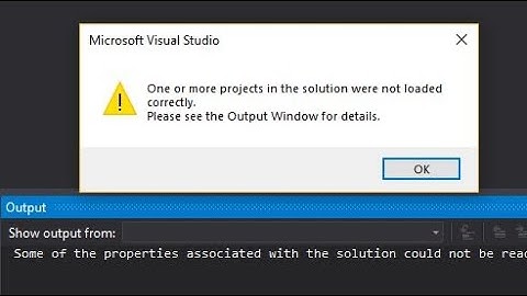 This project is out of date visual studio 2023 lỗi năm 2024