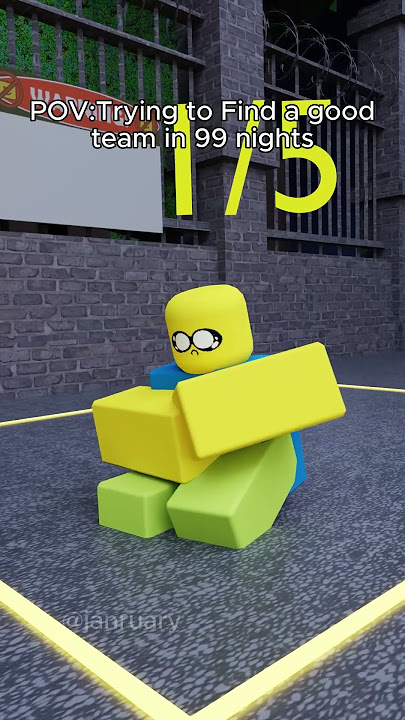 POV:Trying to find a good team in 99 nights in the forest #99nightintheforest #roblox