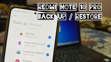 Redmi note 10 pro backup/restore process in simple steps #redmi #xiaomi #howto