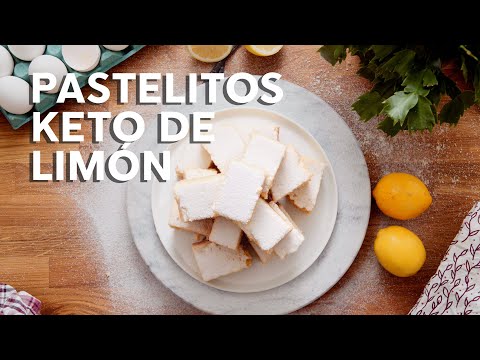 Receta: Pastelitos keto de limón
