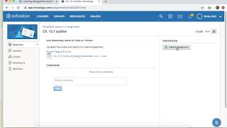 Word document Assignment in Schoology