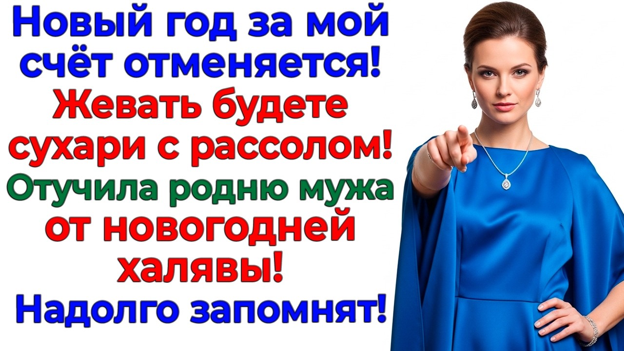 Приперлись на Новый год без стыда! Свалили в шоке без еды! интересные рассказы жизненные истории муж