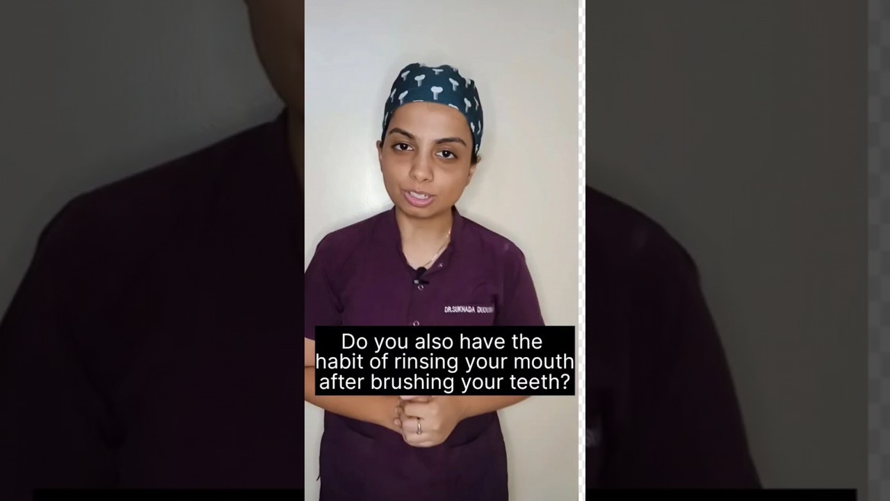 Should you rinse your mouth after brushingshorts dentalcare 