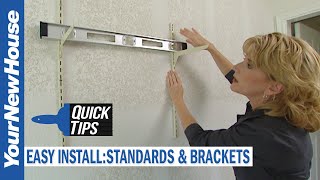 How to Install Shelf Standards and Brackets Correctly  Quick Tips