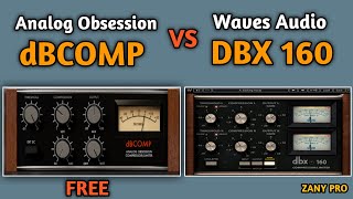 Analog Obsession dBComp vs Waves DBX 160 ⎮Drum Compressor Shootout 💥