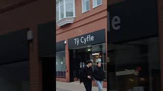 Bangor town centre Wales UK 🇬🇧 4.20pm 9 Feb 2025
