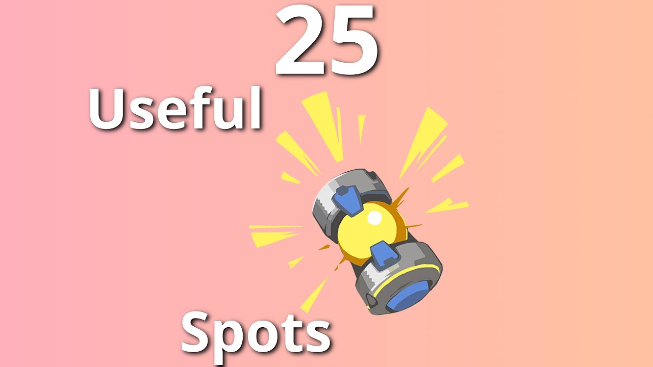 25 Useful Ana nade spots