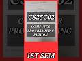 Computer Programming Python(CS25C02)#annauniversity#python#cs25c02 #computerprogramming#r2025 #civil