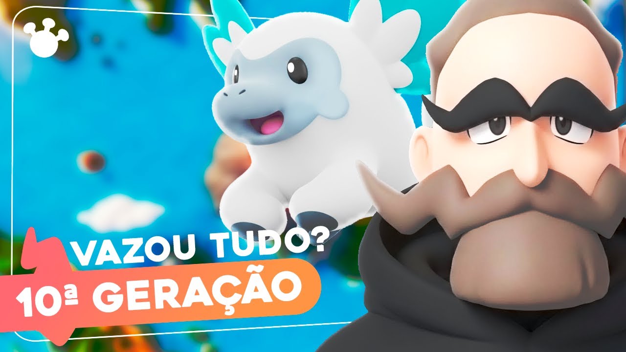 VAZOU TUDO DA 10ª GERAÇÃO POKÉMON? MAPA, INICIAL E PROFESSOR DA REGIÃO?