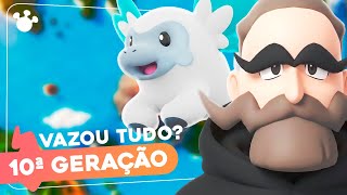 Vazou Tudo Da 10ª Geração Pokémon? Mapa, Inicial E Professor Da Região?