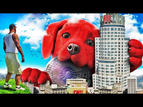 პარკში გიგანტური წითელი ძაღლი ვიპოვე ! ცხოველები GTA 5 - ში
