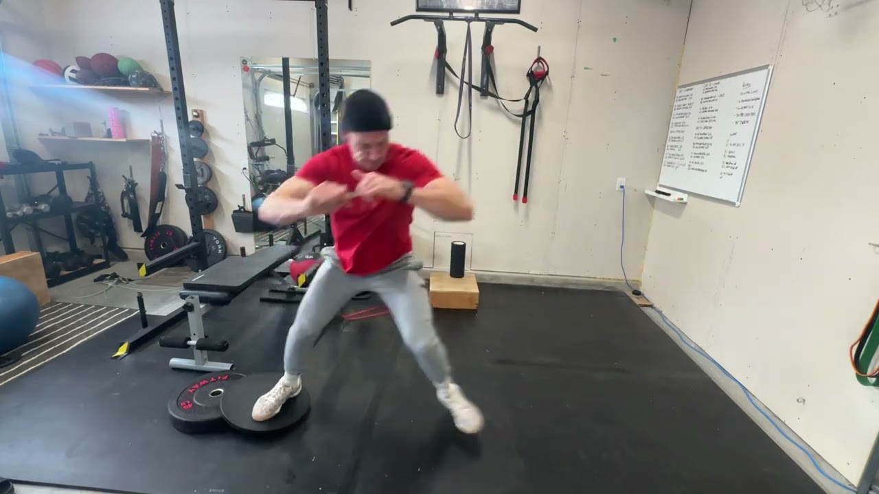 Slanted lateral jumps