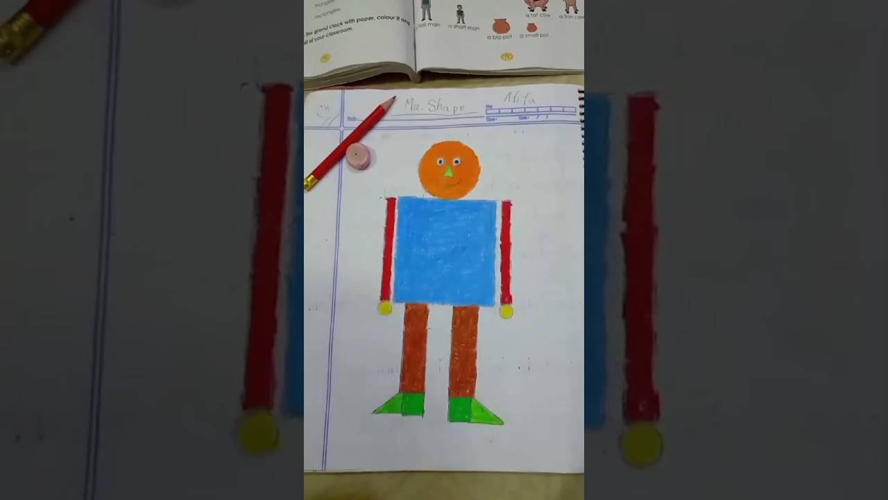 Mr.Shape drawing 😍😊😊 