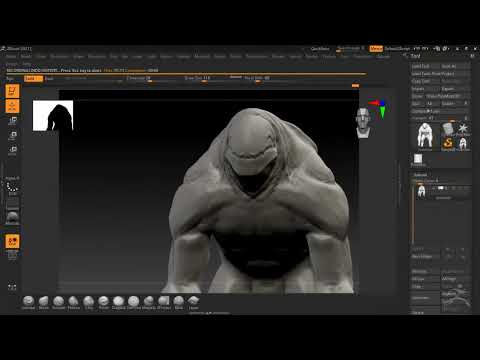 งานในวิชาวิชา Digital 3D Scupting #Zbrush ที่คอมเกมรังสิต