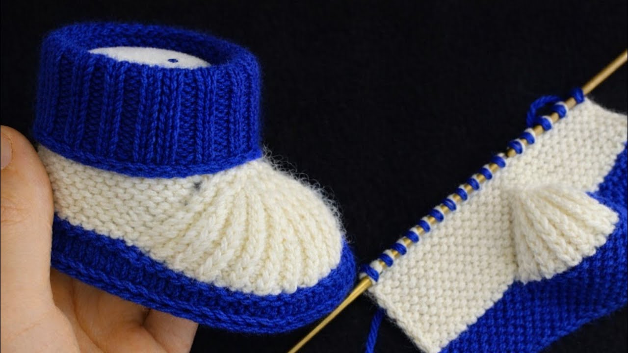 बेबी सॉक्स बनाने का नया तरीका | Easy Woolen Baby Socks Knitting Tutorial | Kanha Knitter