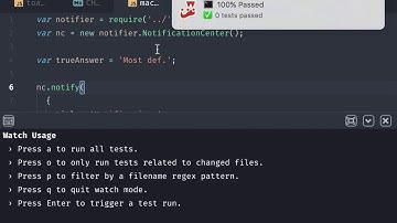 jest-cli PR: node-notifier input buttons