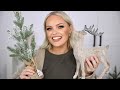 CHRISTMAS HOME DECOR HAUL + SHOP WITH ME! Minimal & Modern Holiday