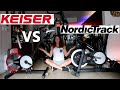 NordicTrack S22i vs Keiser M3i - a $2,000 indoor bike comparison!