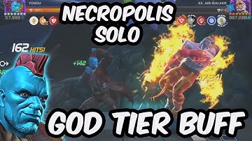 BUFFED YONDU CAN DO THIS?! - Air-Walker Necropolis Solo - Marvel Contest of Champions
