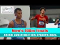 100m finals 21st asian under 20 championships  merone wijesinghe personal best 1054sec