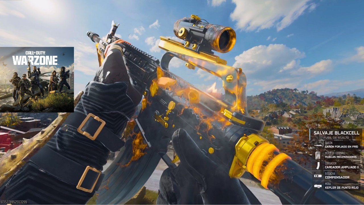 Warzone Black Ops 6 ( XM4 Salvaje blackcell ) Gameplay | No comentado