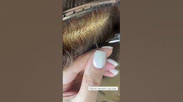 There’s always a better choice for you — DIY micro keratin tip extension 🤍 #hairextensionmasters