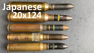 Japanese 20X124 For Type 97 20Mm Anti-Tank Rifle/ 20X142 For Type 98 Japan