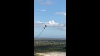 Starfighter fly by seen from an helicopter!