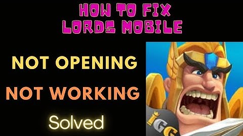 #lordmobile #fing24 HOW TO FIX NOT OPENING & NOT WORKING PROBLEM IN LORD MOBILE | FING 24 😌🆒