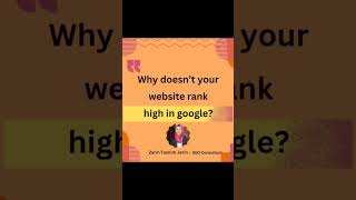 Celebrity Why doesn't your website rank high in google?#seotips #googlerankings #uk #usa Profile