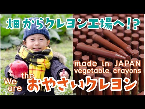 りんご畑からクレヨン工場へ！？We are the おやさいクレヨン！製造までの感動のイメージ動画公開！