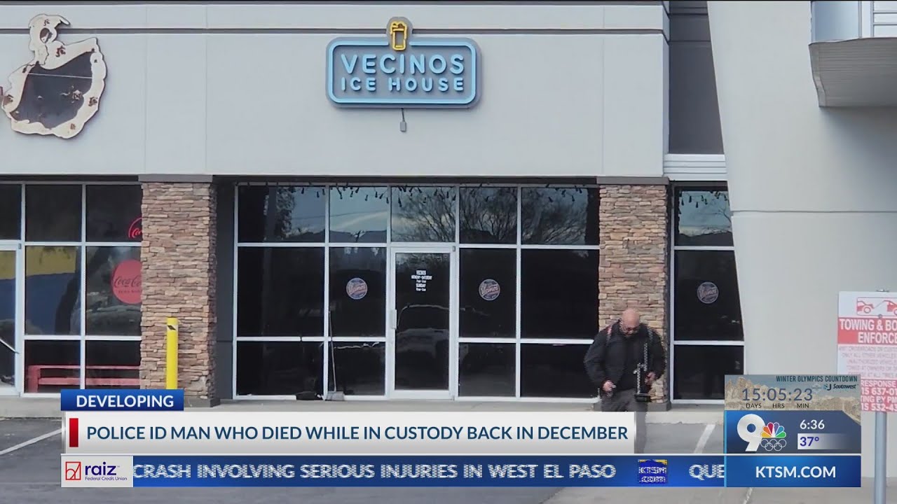 Man who died while in El Paso police custody identified - YouTube