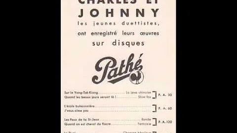 Charles et Johnny " rclames " sur Radio-Cit en 1936