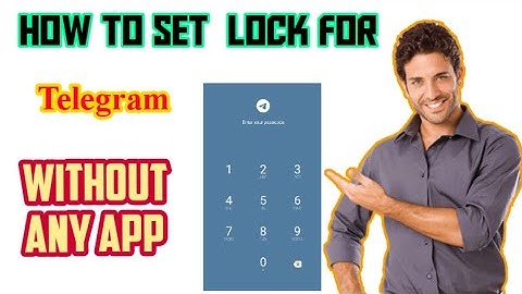 How to Set lock for Telegram | Technology Tamil
