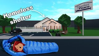 I built a homeless shelter in bloxburg *roblox*